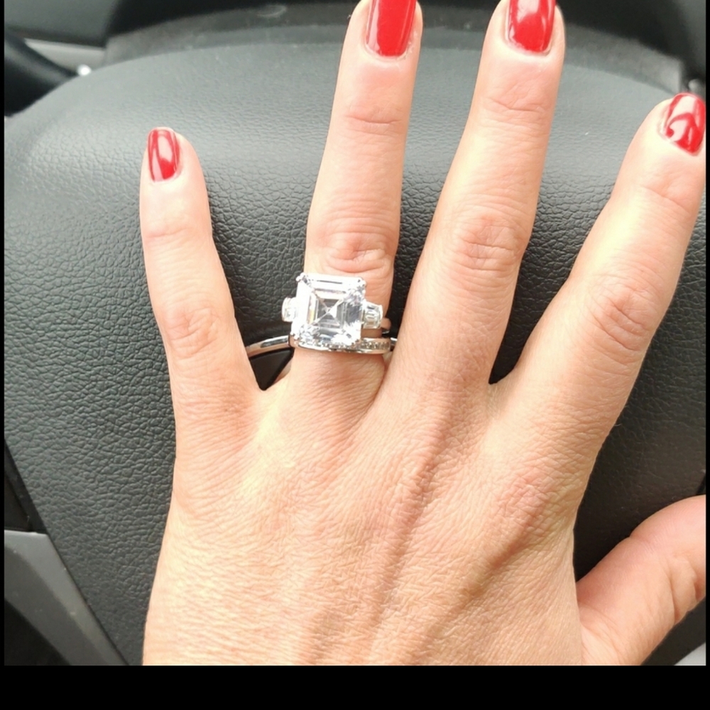 Beautiful giant large ring sterling silver